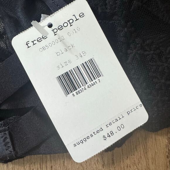 Free People Daydreamer Underwire Bra in Black - Picture 5 of 5